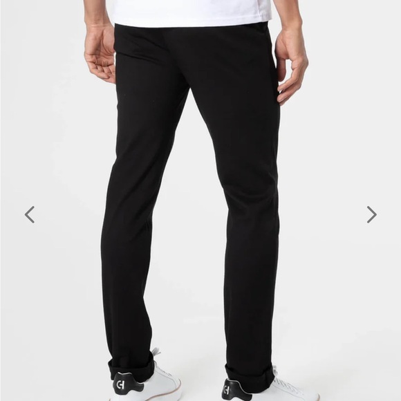 NEW-True classic men’s black chinos 34 x 34 - Picture 2 of 7